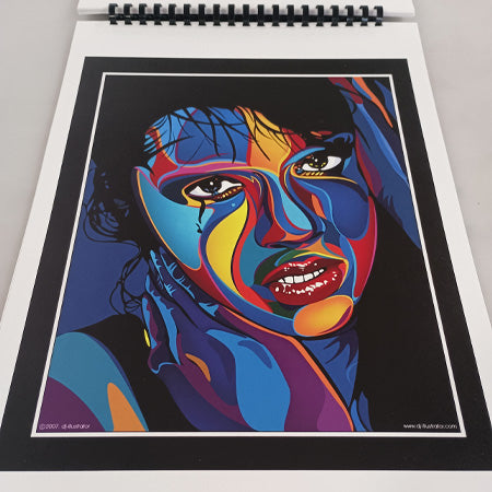 Full Color Illustration Book – 54 Original Artworks by David Peche image 1