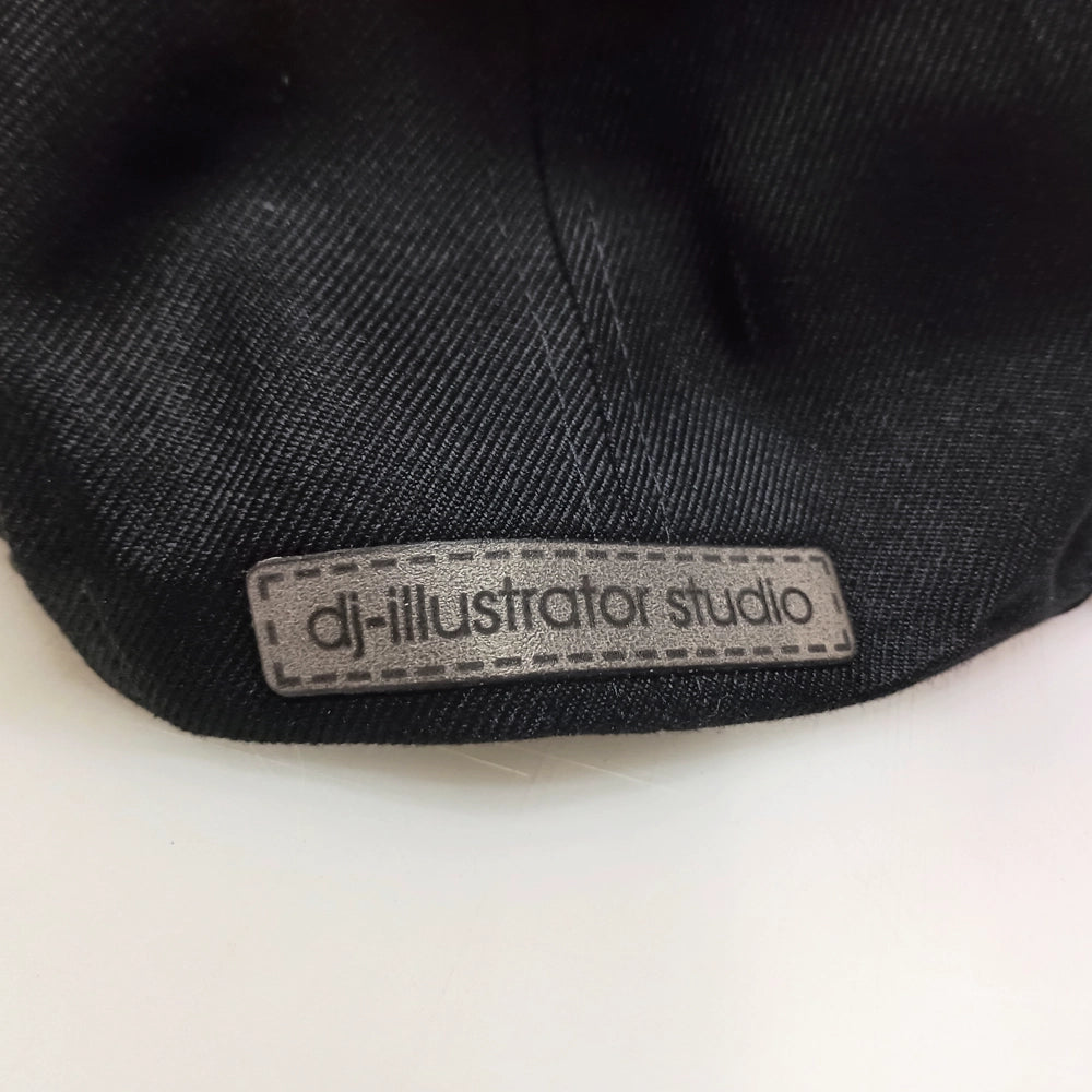 Dead Carnies Hip-Hop Hat – Laser Engraved Leatherette Patch | Black or Black/Grey image 5