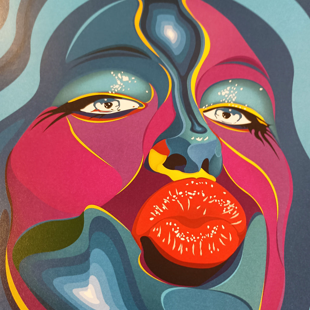 Big Lips – Original Art Print by David Peche | 13" x 19"
