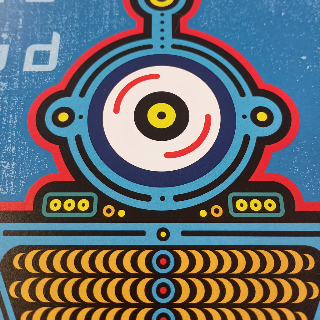 Bot1: Dead Eye – Original Art Print by David Peche | 13" x 19"