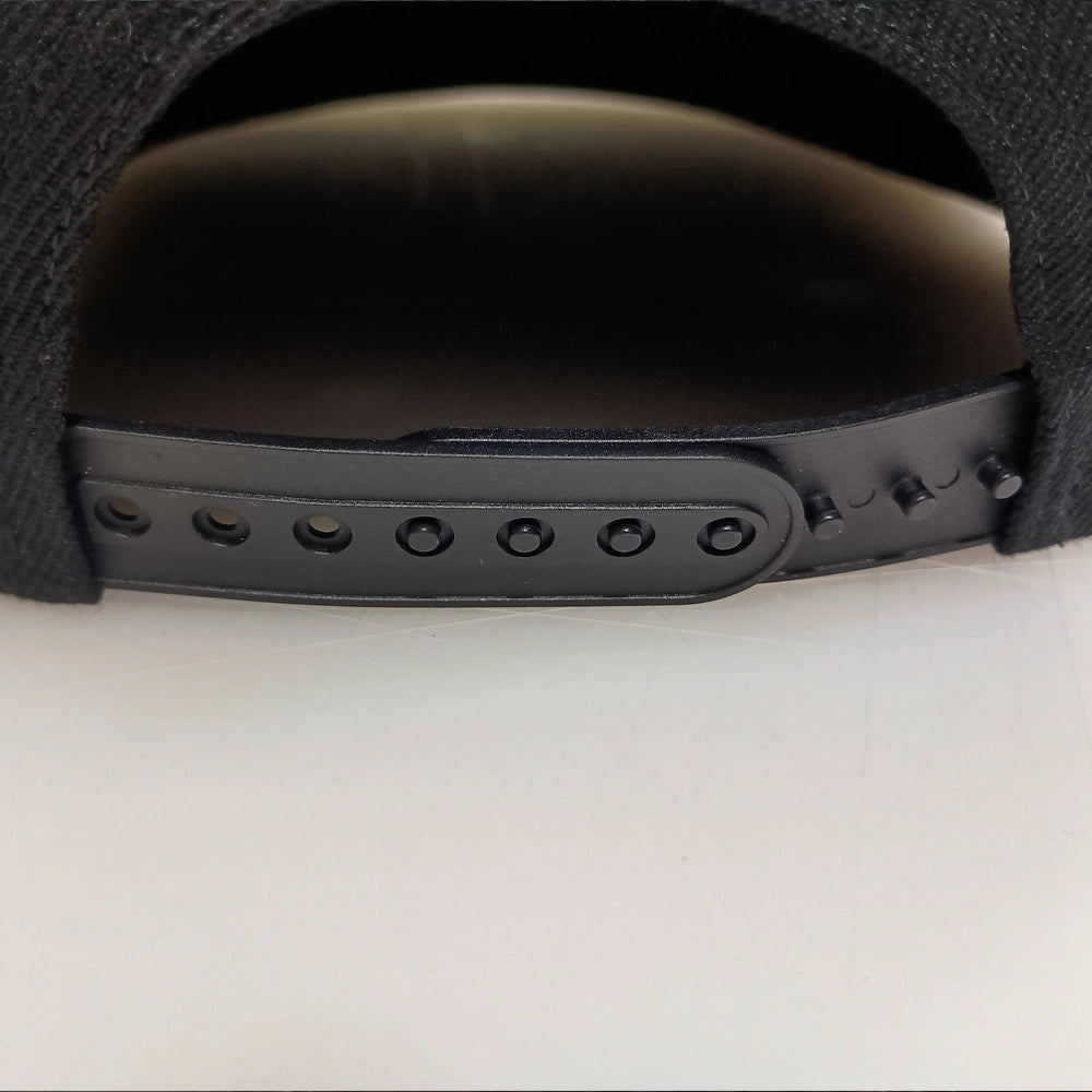Boogie Bot Hip-Hop Hat – Laser Engraved Leatherette Patch | Black or Black/Grey image 11