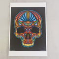 Flower Skull – Original Art Print by David Peche | 13" × 19"