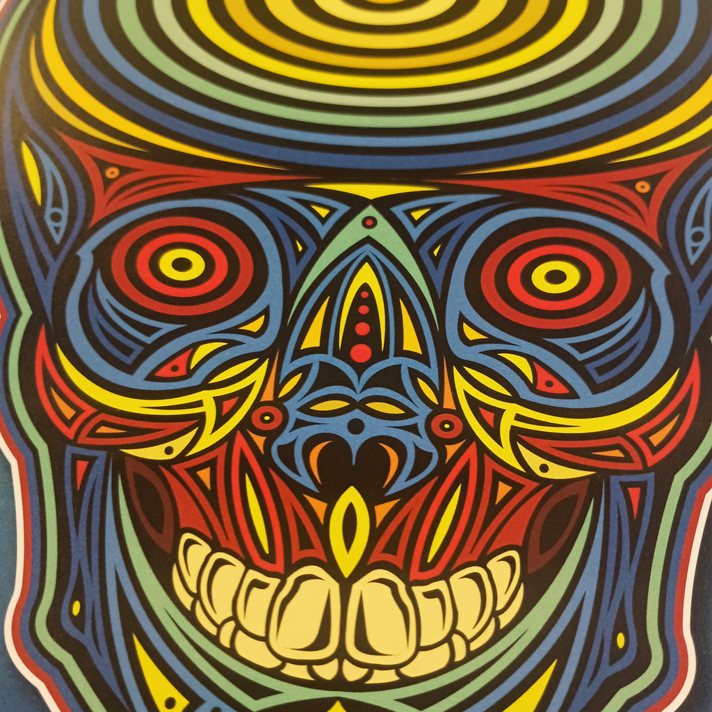 Hypno Skull – Original Art Print by David Peche | 13" × 19"