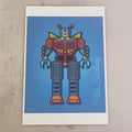Bot4: Mr. Smiley – Original Art Print by David Peche | 13" × 19"