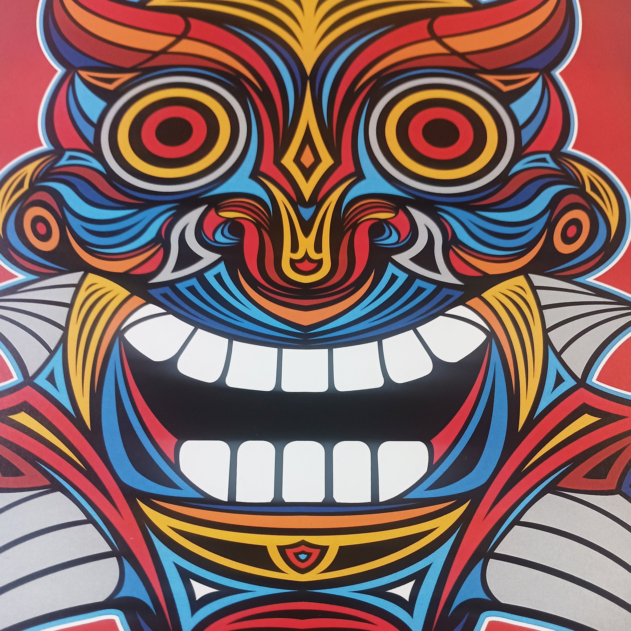Oni – Original Art Print by David Peche | 13" × 19"
