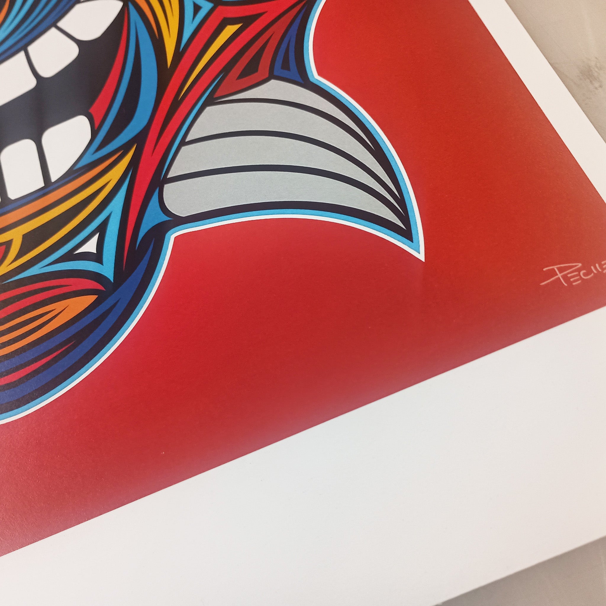 Oni – Original Art Print by David Peche | 13" × 19"