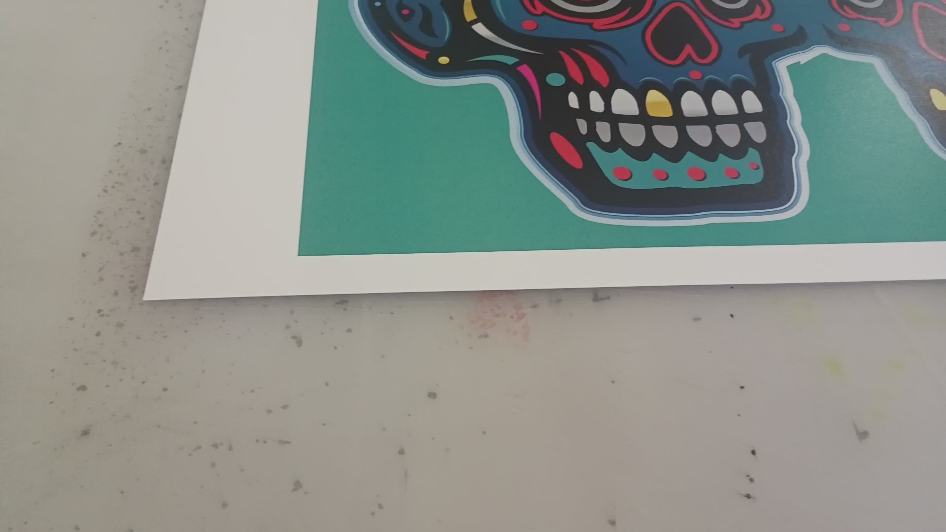 Two Dead Carnies – Original Art Print by David Peche | 19" × 13"