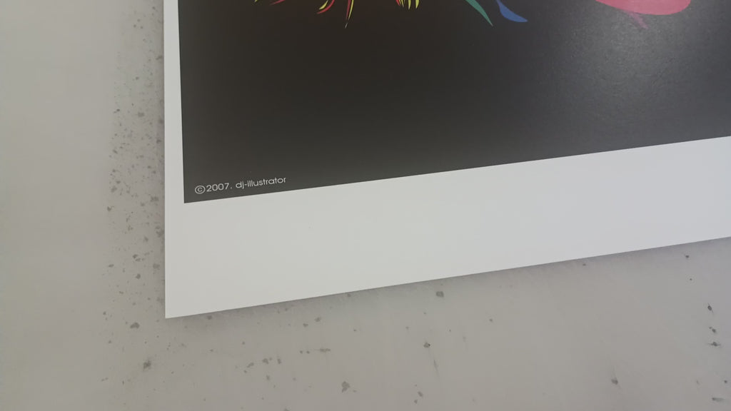 Mohawk – Original Art Print by David Peche | 13" × 19"