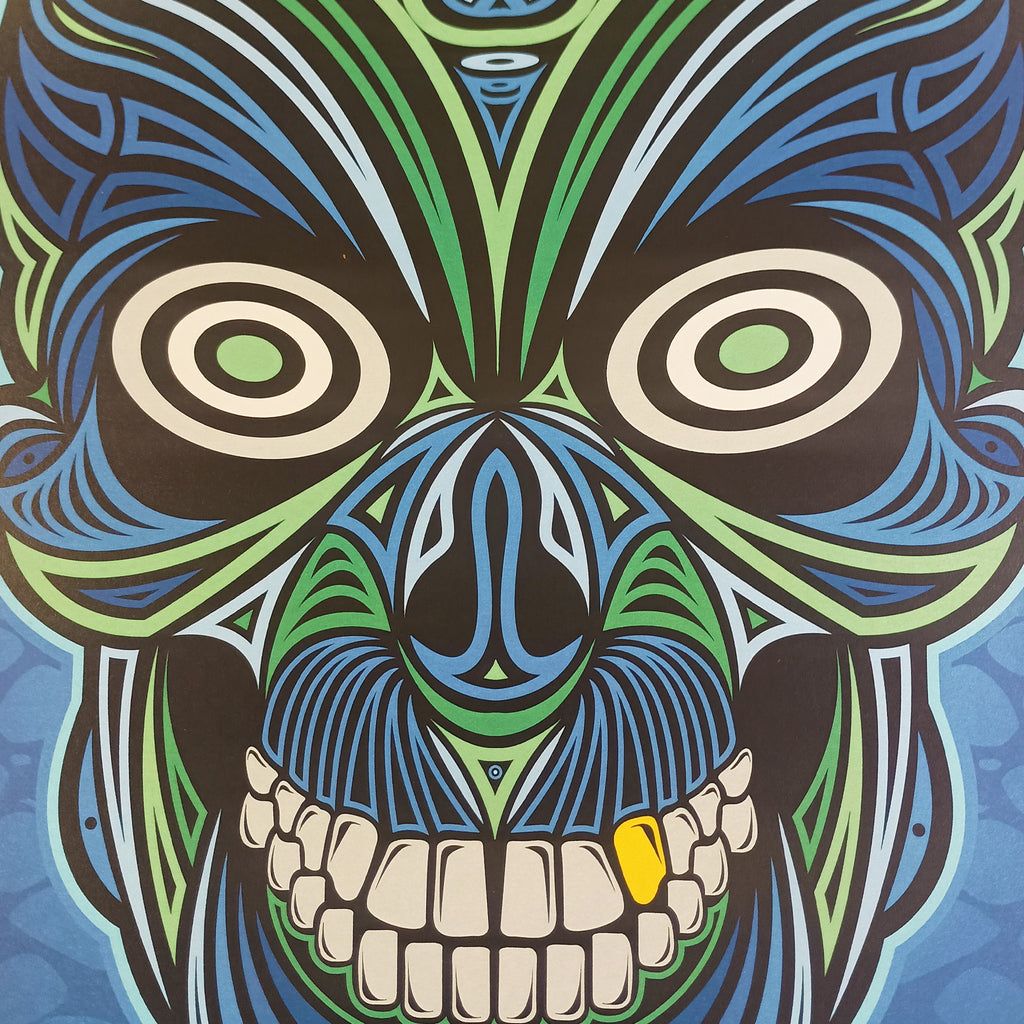 Snake Skull – Original Art Print by David Peche | 13" × 19"